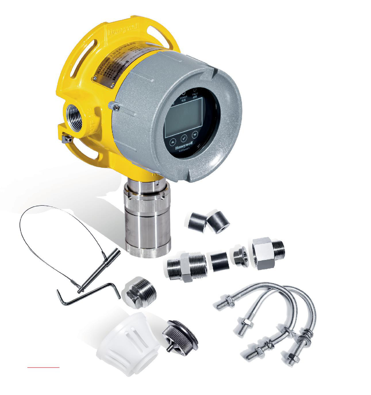 Transmitter with mounting accessories