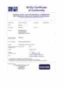 IECEx · Certificate cover