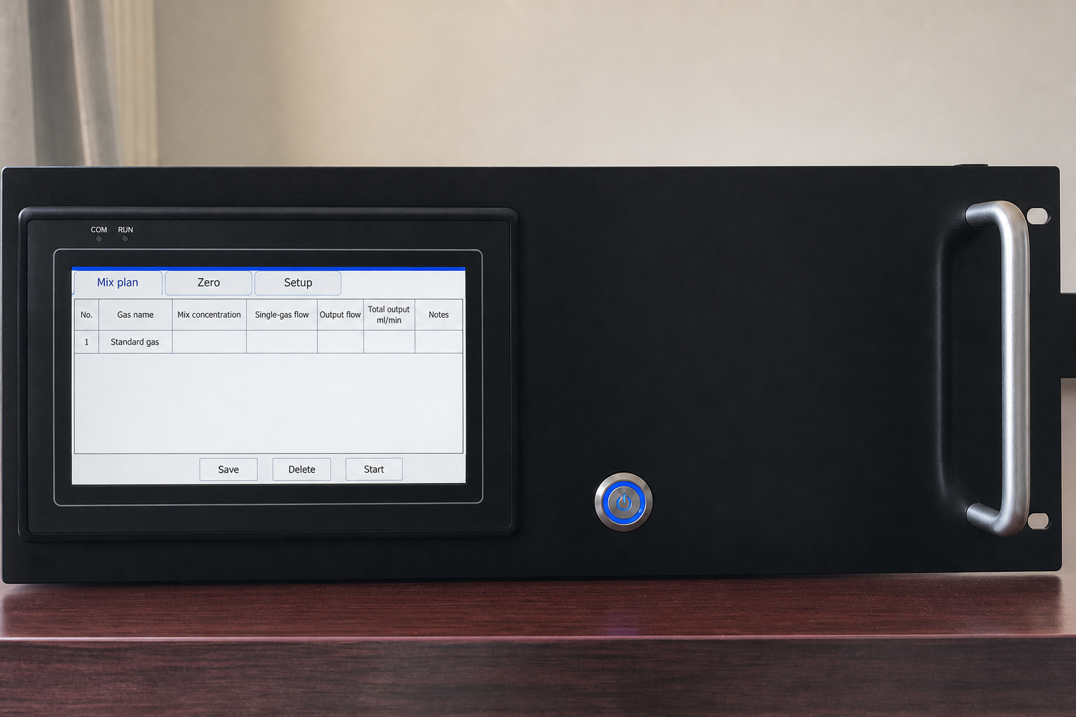 DFHT-PRO dynamic gas distribution instrument