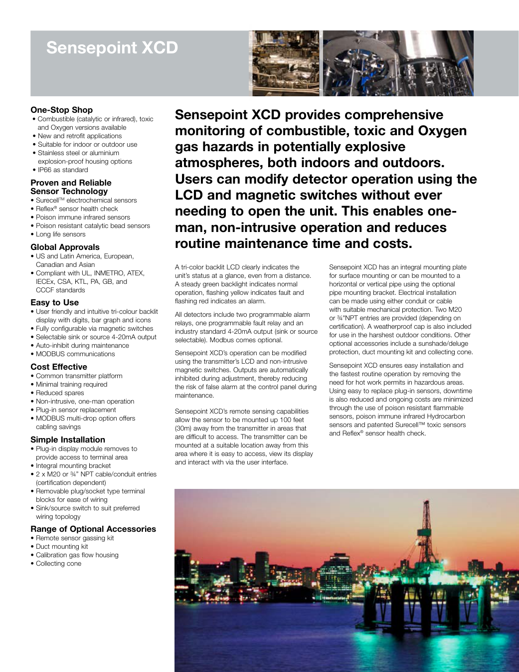 Sensepoint XCD capability overview